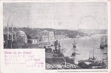 TURKEY - Constantinople - Vue - Esterreichische Post 1898