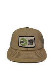 Vintage 80  s CARGILL HYBRID SEEDS Patch SnapBack Trucker Hat Foam