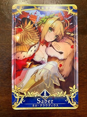 Fate Grand Order FGO Arcade Card Nero Claudius Final Ascension | eBay