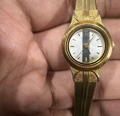 Bracelet De Montre Classique Plaqué Or Avec Attaches Droites 15,8 Mm - Occasion
