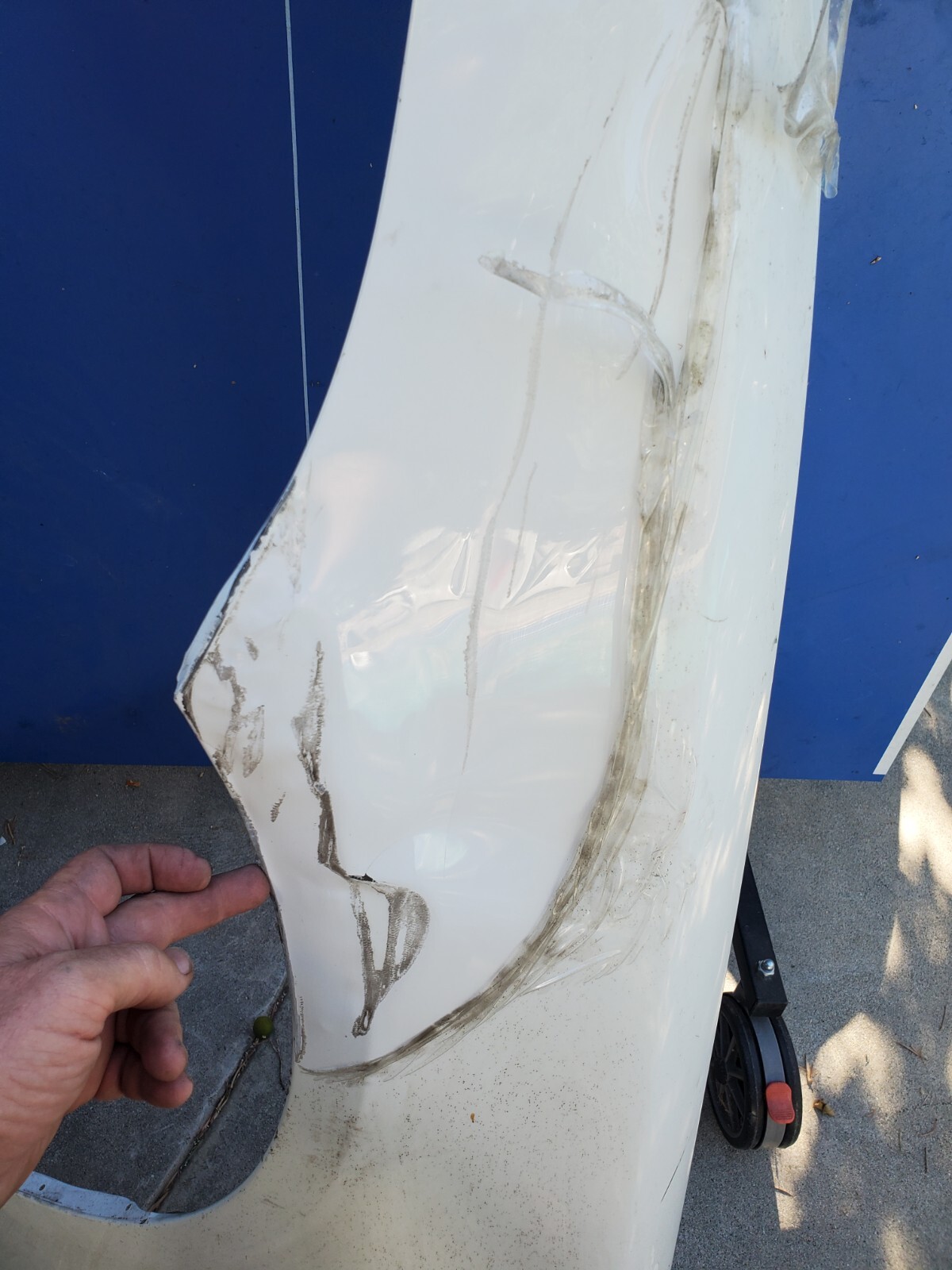 Rolls-Royce Wraith  Down Left side Fender Panel Oem. Good Condition  minor dent 