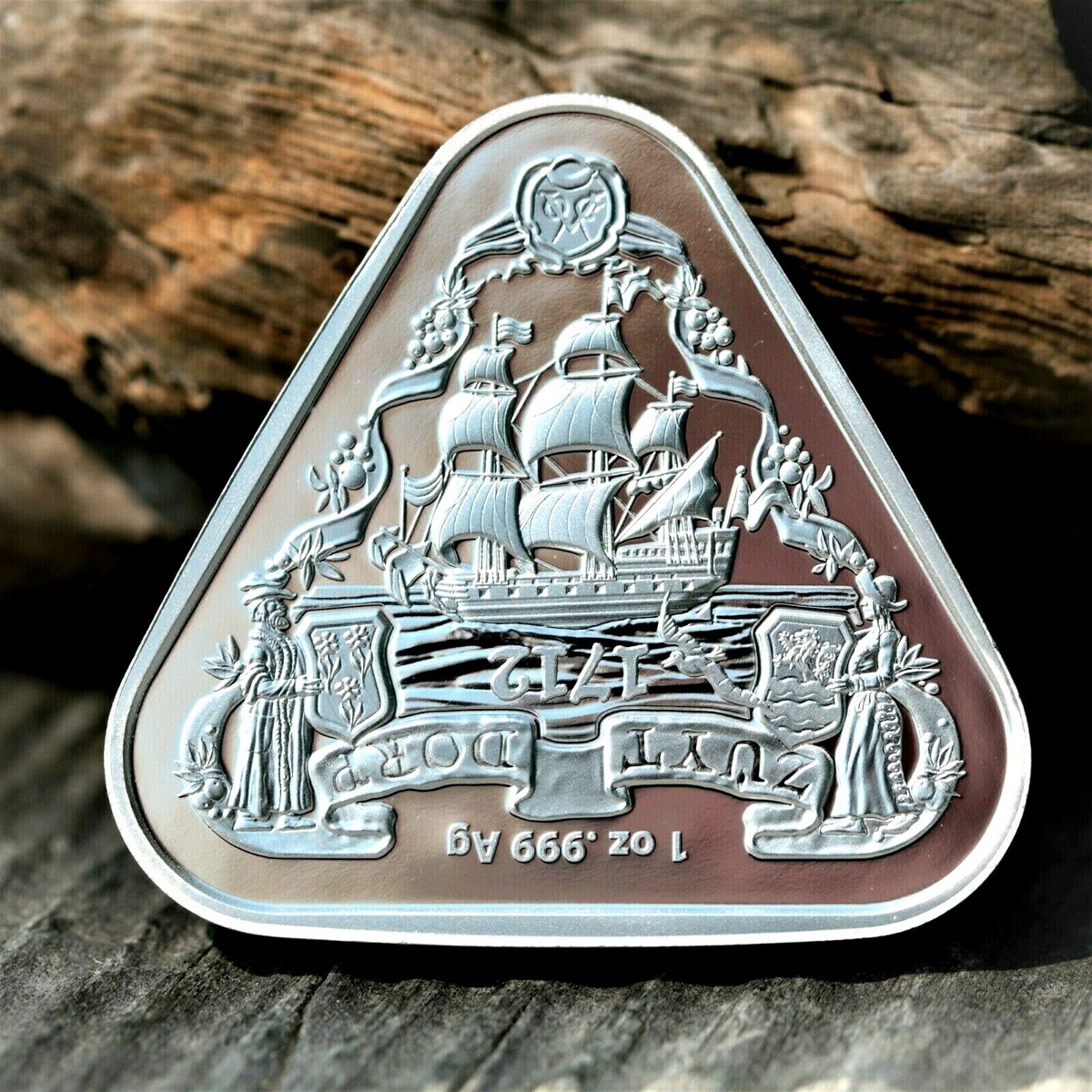 2020 Australian Zuyt Dorp Shipwreck 1 oz .999 Fine Silver