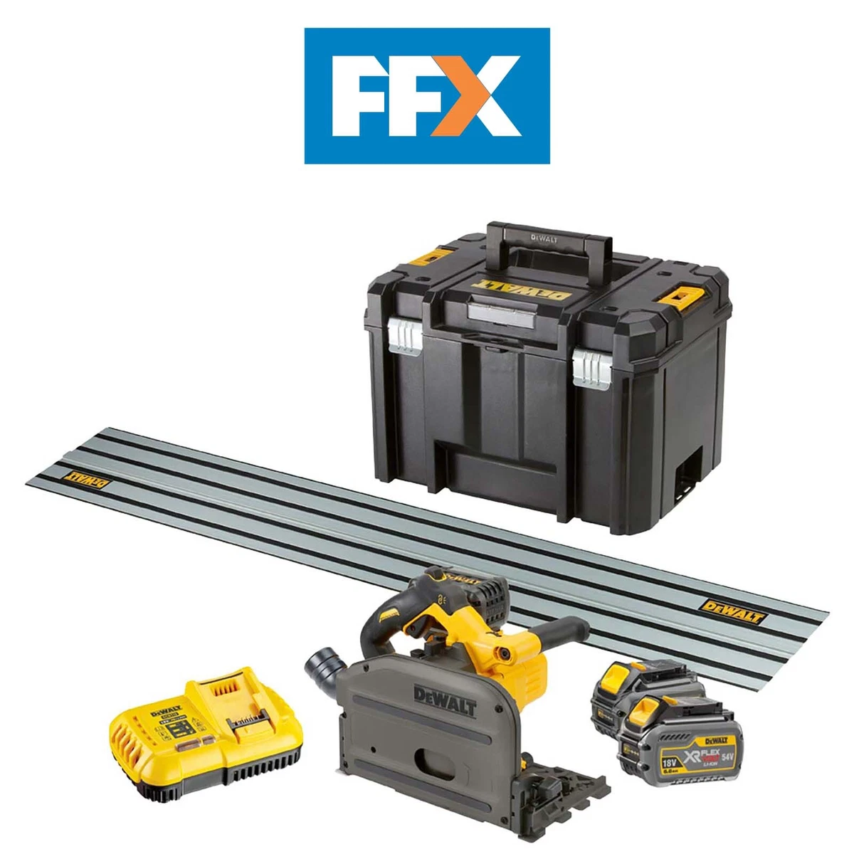 DeWalt DCS520T2R 54V XR FLEXVOLT 2x6.0Ah Batteries Li ion Plunge