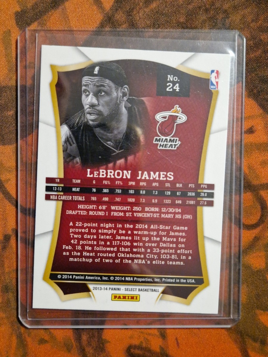 Panini | Select 2013-14 eBay Basketball #24 LEBRON JAMES James PSA