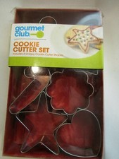 6 Piece Cookie Cutter Set Holidays  Parties By Gourmet Cook 