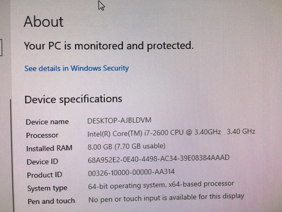 Asus P8H77-M LE Intel i7-2600 LGA 1155 Motherboard H77 HDMI DVI VGA 8GB DDR3 RAM - Image 4 of 4