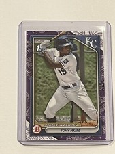 2024 Bowman #BP-80 Tony Ruiz PURPLE PATTERN Paper /199 White Sox