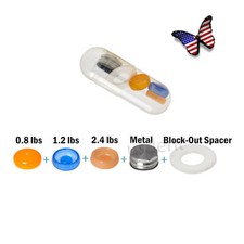 US Dental Overdenture Retention Caps Metal Housing Kit for Implant Universal