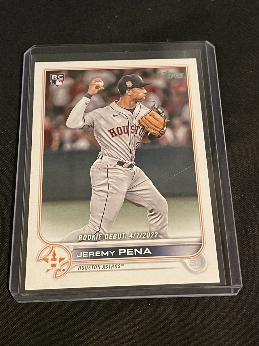 JEREMY PENA 2022 Topps Update RC Rookie Debut Card #US276 Astros