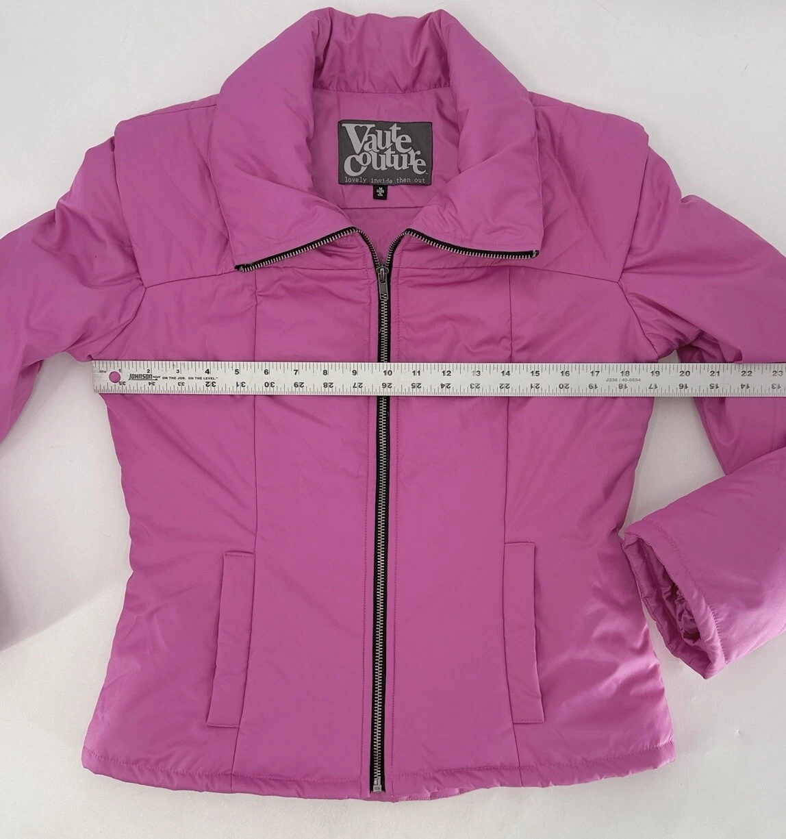 Vaute Couture Women’s The Urban Snow Coat Size M, Pink, Vegan, Sustainable USA - product detail image 18