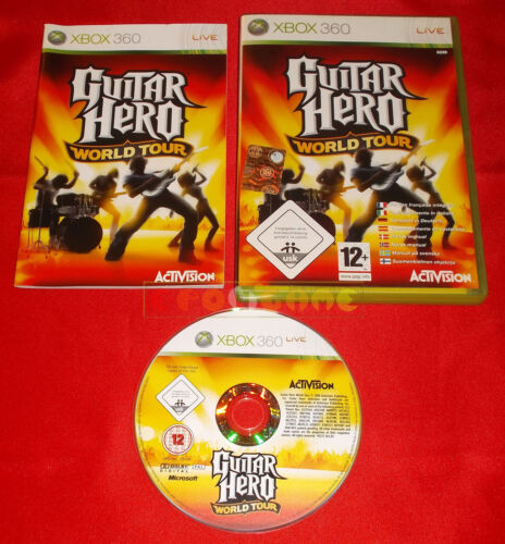 GUITAR HERO WORLD TOUR XBOX 360 Versione Italiana ○ USATO - AI - Zdjęcie 1 z 2