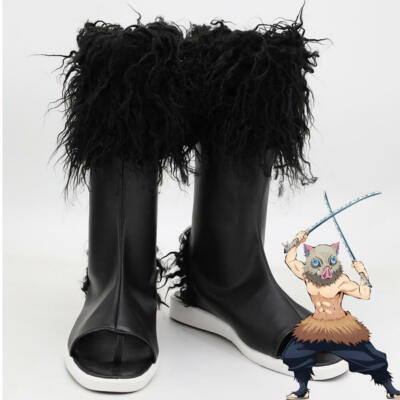 Demon Slayer Kimetsu No Yaiba Shinobu Kocho Shoes Cosplay Women Boots