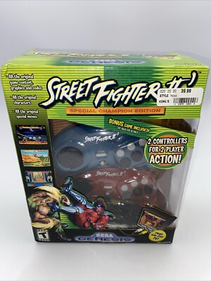 Rare Street Fighter 2 - Ghouls N Ghosts - Sega Genesis Radica New Never Played
