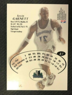 1999-00 Skybox E-X - Kevin Garnett #42 for sale online | eBay