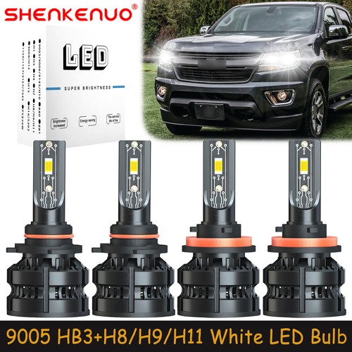 For Chevy Colorado 2015-2017 Combo 9005+H11 LED Headlights Bulb High ...