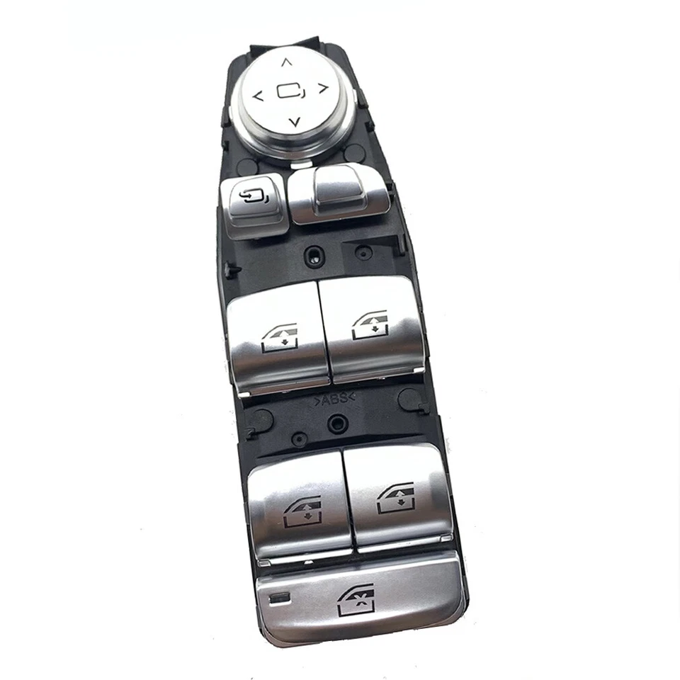 Front Left Door Window Lift Switch Panel For BMW G20 G21 G30 G31 G01 G02 Chrome - Image 4 of 4