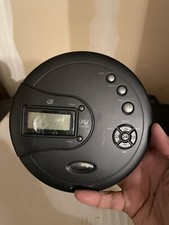 GPX PC332B Portable CD Player with Anti-Skip Protection, FM Radio Black