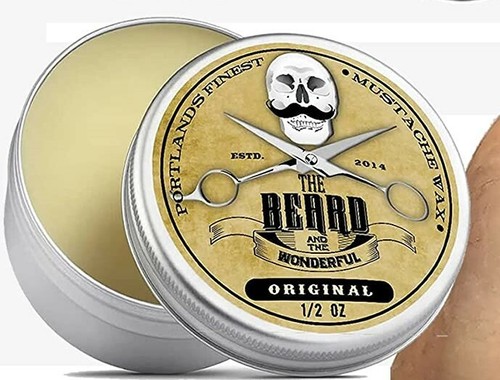 Moustache Wax 15ml 6 Fragrance Mens Beard Grooming Strong Hold Twist Curl Points - Picture 12 of 23