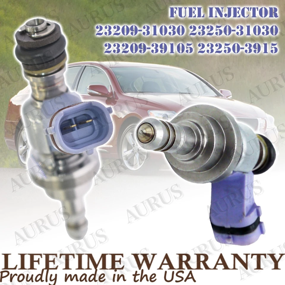 6 injetores de combustível novos OEM AURUS para 2006 07 08 09 2010 2011 2012 Lexus IS350 3.5L - Imagem 3 de 4