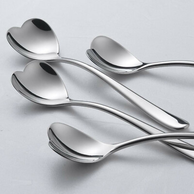 #ad Genuine Italian Design spoon ALESSI for Delta Airline Heart Shaped Coffee Spoons $139.85