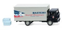 "Wiking 042501 Koffer-Lkw (Magirus 100 D7) \"Bastert\", Modell 1:87 (H0)"