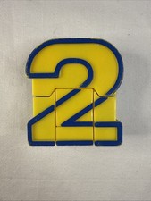 NUMBER 2 - Alpha Bots Transformer Robot Alphabet Lakeshore Learning Vintage