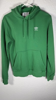 New Adidas Originals Men s Adicolor Essentials Trefoil Hoodie Green Size XS