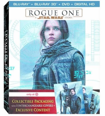 Star Wars Rogue One A Star Wars Story Blu-Ray/DVD/3D/Digital  **NEW & SEALED**