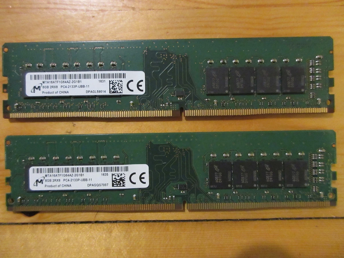 Micron DDR4 SDRAM Memory (RAM) 2 Modules for sale | eBay