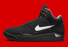 Nike Air Flight Lite Mid Black Red Basketball...