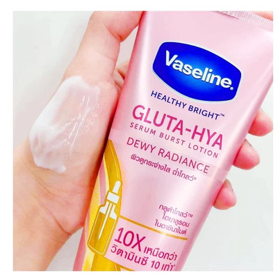 Vaseline Bright GLUTA HYA Serum Burst Lotion Dewy Radiance Flawless Glow 300ml
