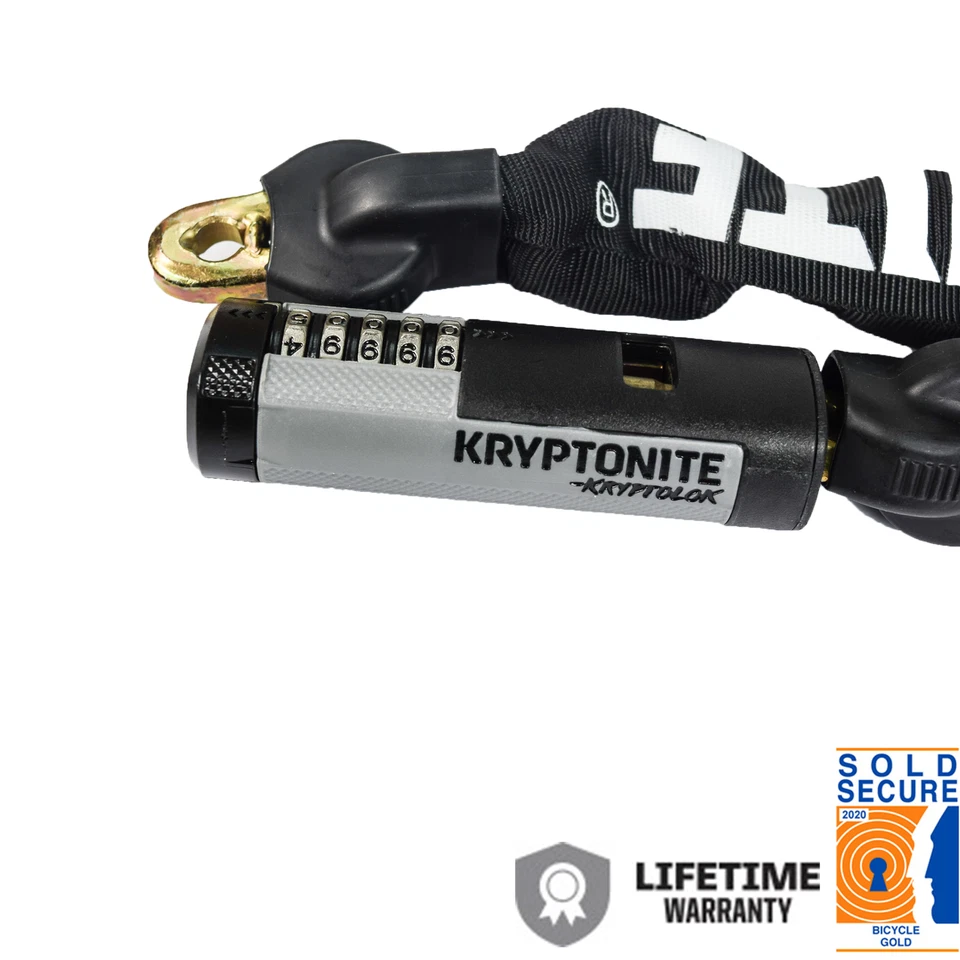 Kryptonite 003274 KryptoLok 912 Combo Chain Lock - 120cm - Image 3 of 4