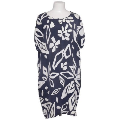 Diane von Furstenberg, Kleid, Größe: L, Blau/Weiß/Mehrfarbig, Blumen, Damen #Brl