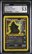 CGC 5.5 Shining Tyranitar 113/105 Neo Destiny Holo Pokemon Card