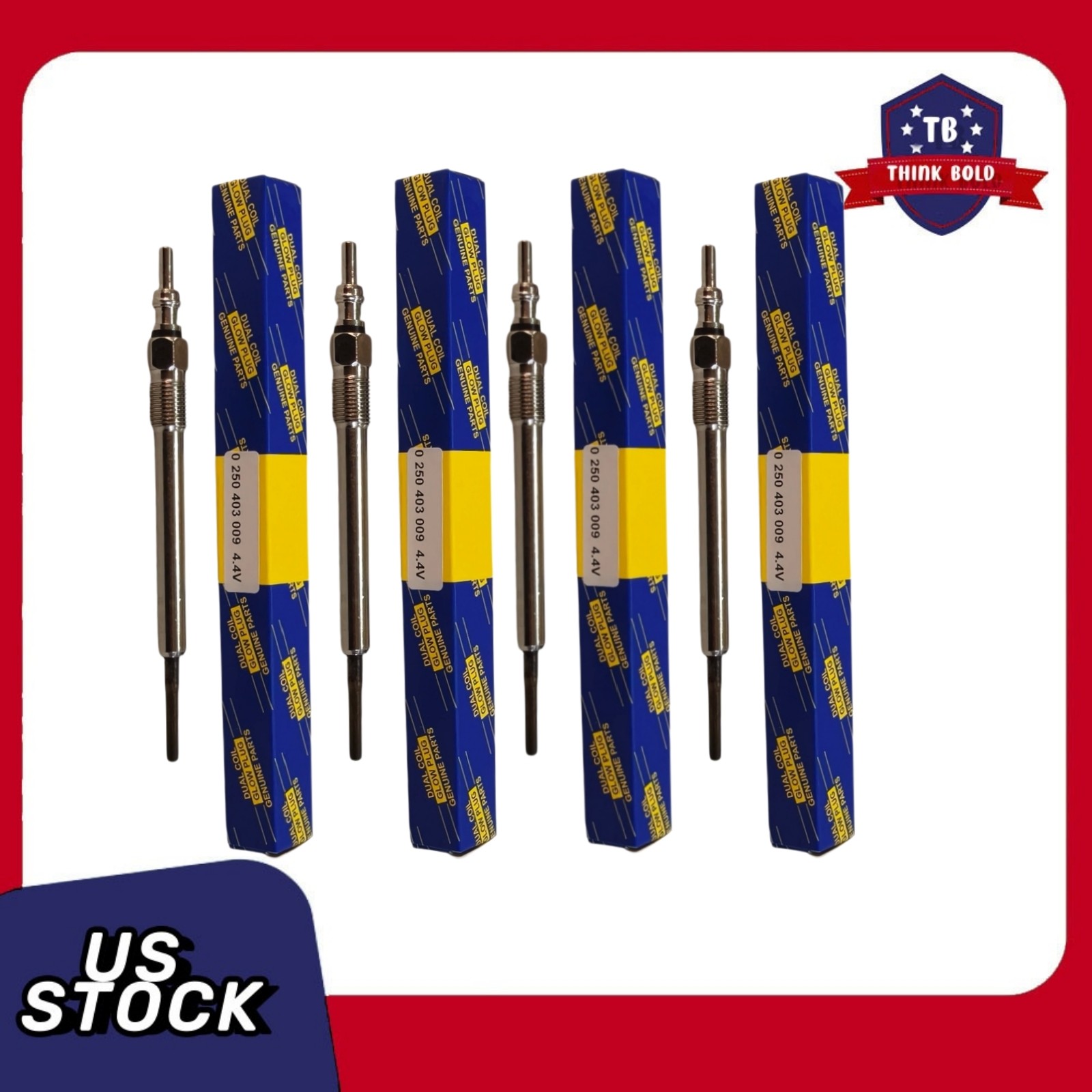 Diesel Glow Plug For Audi Q5 Q7 Porsche Cayenne VW Touareg New 4PCS 0250403009