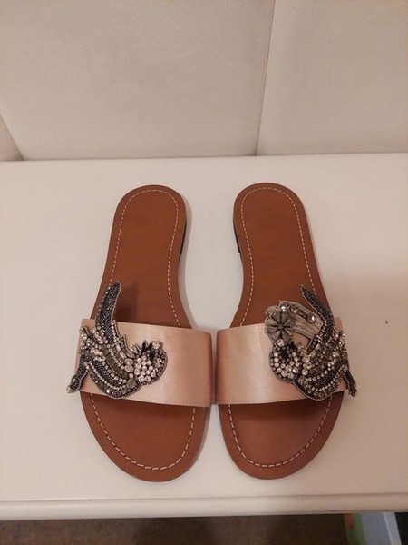 Damen N21 Hausschuhe Beige Sonstige 37