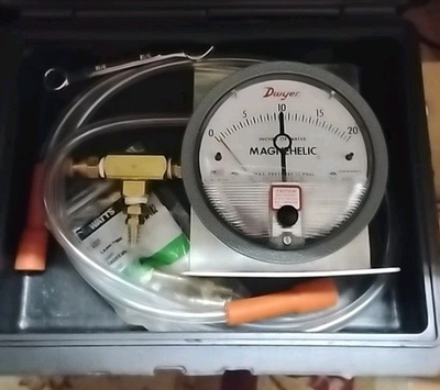 #ad Dwyer MGK 1 Magnehelic Gas Pressure Kit 2020 BUNA IC 0 20quot; WC Gas Rated $249.00