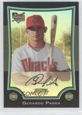 2009 Bowman Chrome Refractor Gerardo Parra #129 0j0