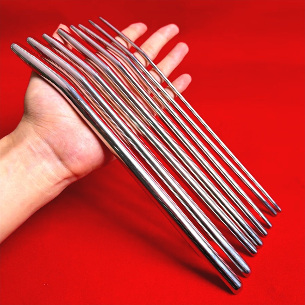 4-12mm Male Penis Sounds Sounding Stainless Steel Long Rod Insert Plug  Stretcher | eBay