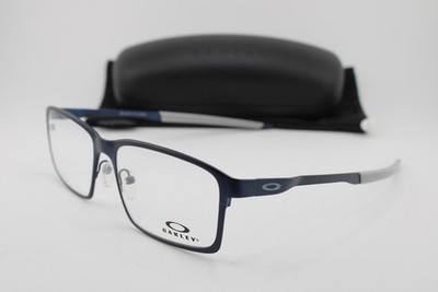 NEW OAKLEY OX3232-0456 BASE PLANE MIDNIGHT BLUE GREY AUTHENTIC EYEGLASSES 56-17