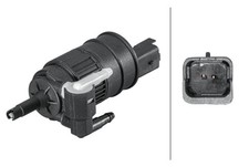 Waschwasserpumpe Scheibenreinigung HELLA 8TW 006 848-141 für RENAULT NISSAN CLIO