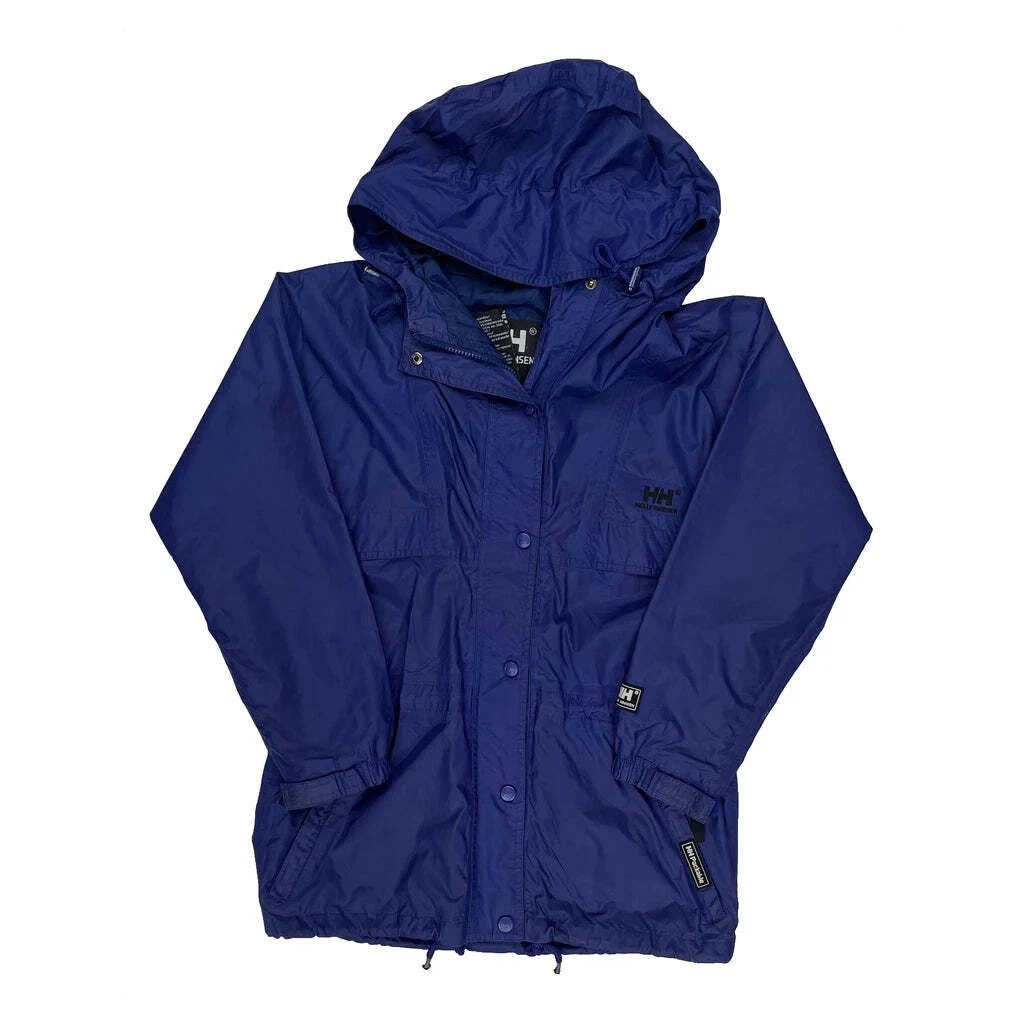 Helly Hansen Windbreaker - XS Blue Nylon