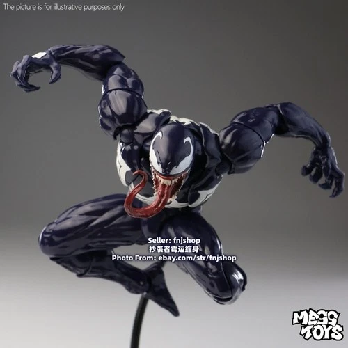 Mess Toys Lethal Neighbor Symbiote Suit Venom 1/12 Action Figure Model US STOCK image 16
