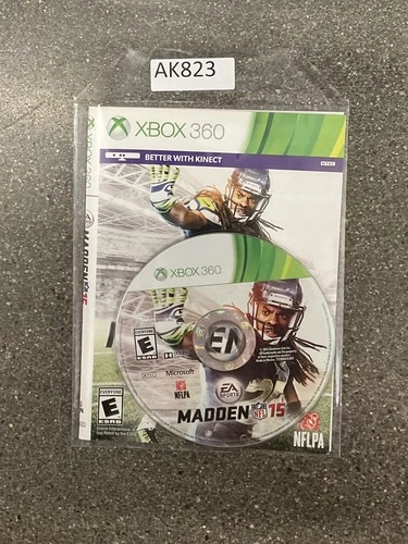 Madden NFL 15 (Microsoft Xbox 360, 2014) Video Game No Case #AK823