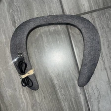 Neckband Bluetooth Speaker Wireless Stereo Wearable w/ Noise Cancelling Mic Blac