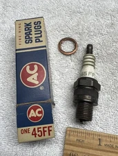 NOS AC Fire Ring Spark Plug (1) #45FF, Circa 1970