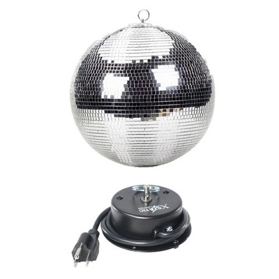 Pro X 16'' Mirror Ball with 3 rpm motor