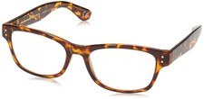 Foster Grant Conan Multifocus Reading Glasses Shiny Tortoise/Transparent 2 x