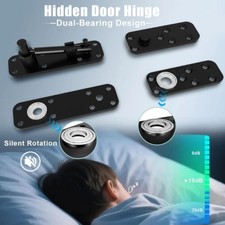 360° Rotating Invisible Hinge Heavy Duty Door Pivot  Hidden Door