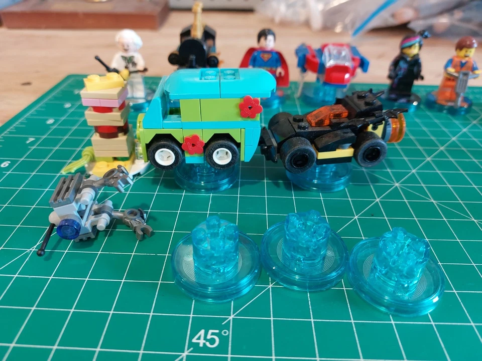 LEGO Dimensions Lote Etiqueta Disco Lote Scooby Regreso al Futuro Batman Cazafantasmas Foto 4 de 4